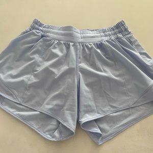 Lululemon Hotty Hot Shorts Size 6 Powder Blue
